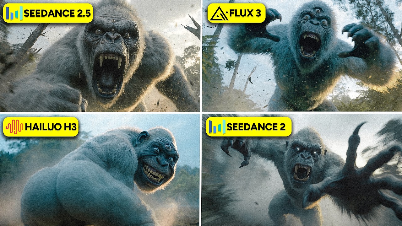 I Tried Every AI Video Generator - Seedance 2.5 vs Minimax h3 vs Flux 3