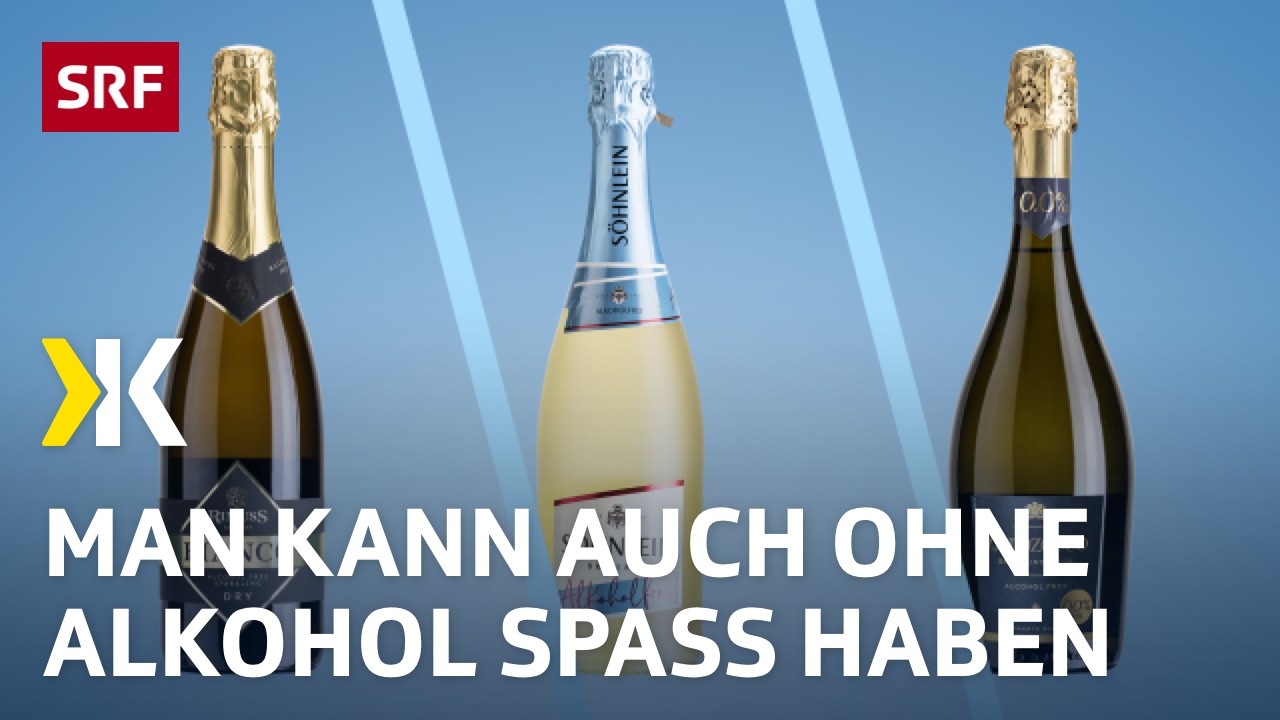 Alkoholfreie Schaumweine im Test: So stösst man im «Dry January» an | 2023 | Kassensturz | SRF