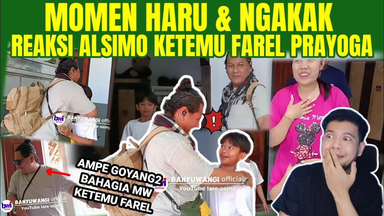 AKHIRNYA❗@AlsimoALSIMO KETEMU FAREL PRAYOGA SUNGGUH MENGHARUKAN DAN MENGAKAKKAN | REACTION