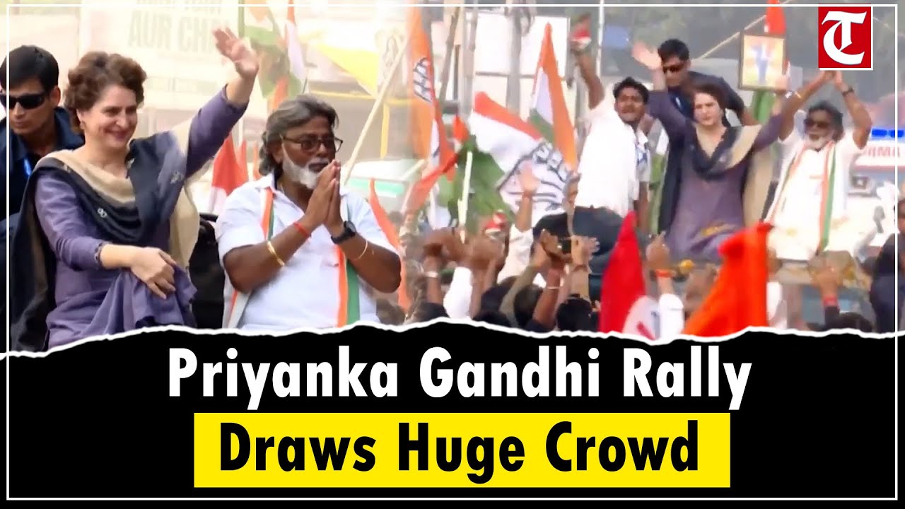 Priyanka Gandhi Leads Massive Bihar Roadshow, Energizes Supporters Ahead of Upcoming Elections