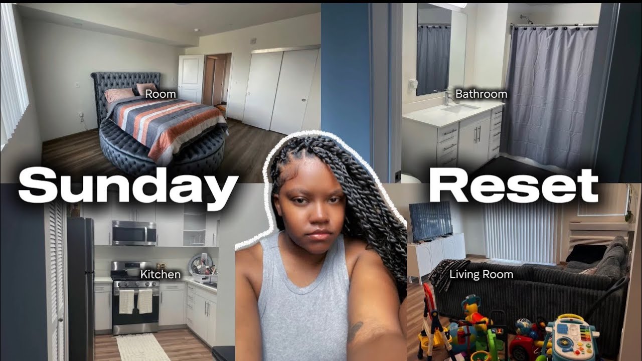 SUNDAY RESET:DEEP CLEAN MY APARTMENT WITH ME🧼