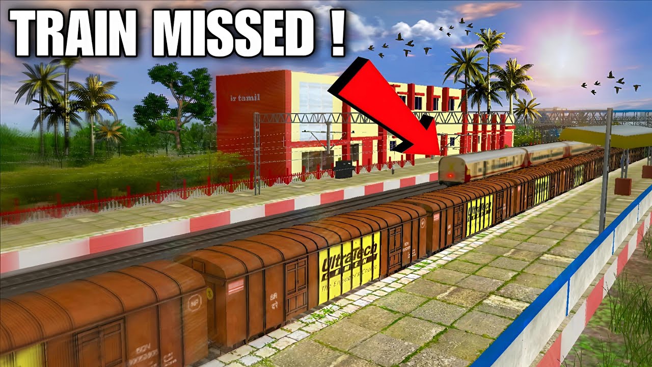 What did the goods train do 😡 || INDIAN TRAINZ SIMULATOR 12