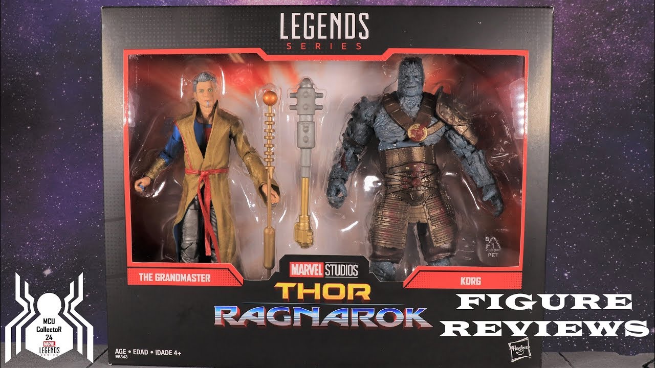 Marvel Legends 80th Anniversary THE GRANDMASTER & KORG Thor Ragarok 2 Pack Figure Review