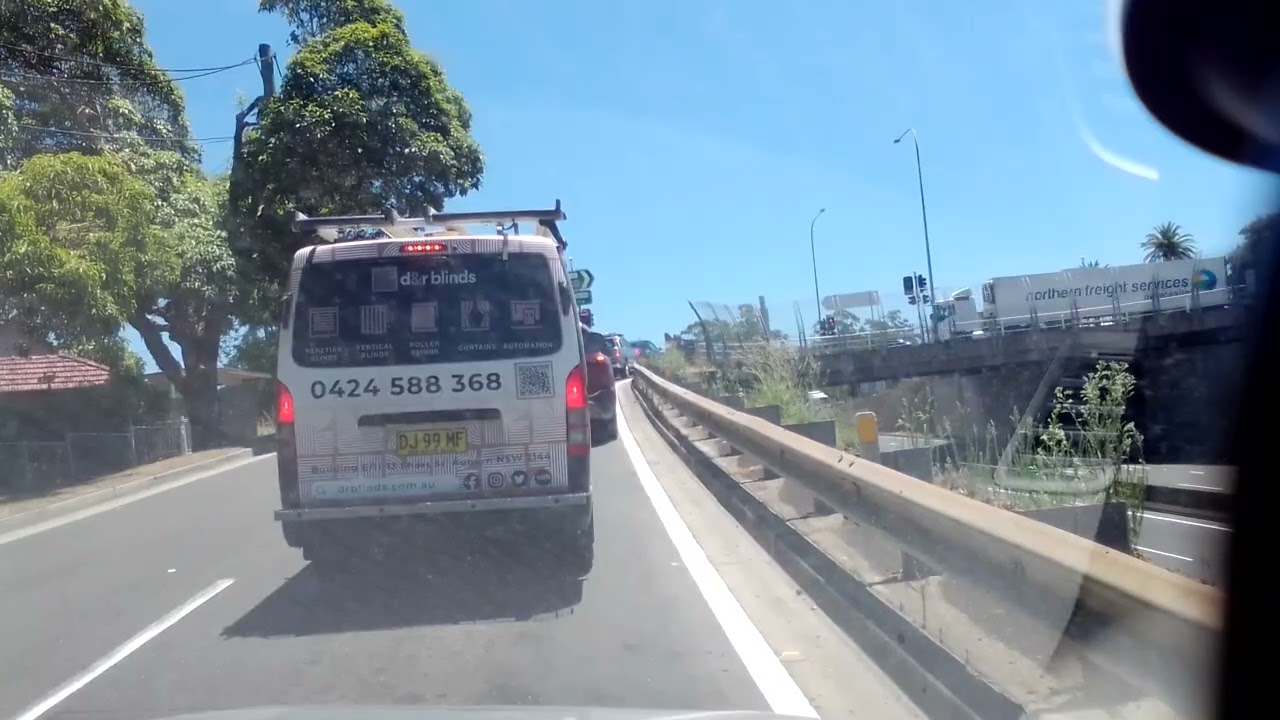 26 01 09 Rydalmere Bunnings to Ampol Foodary Carlingford