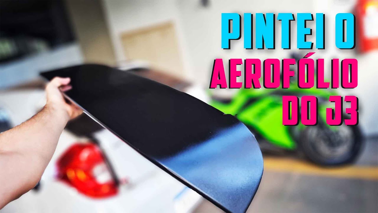 PINTEI O AEROFÓLIO DO J3