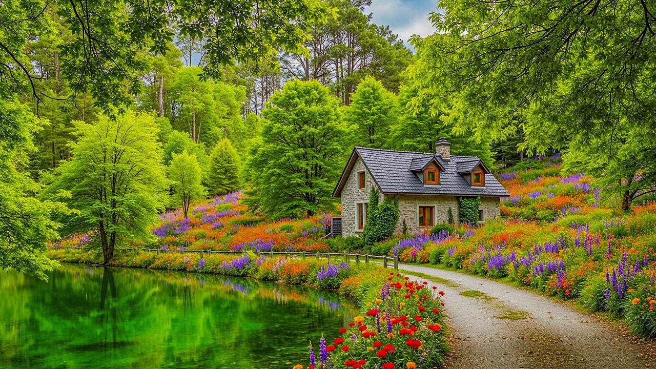 Прекрасная расслабляющая музыка🌿Прекратите слишком много думать, снимите стресс