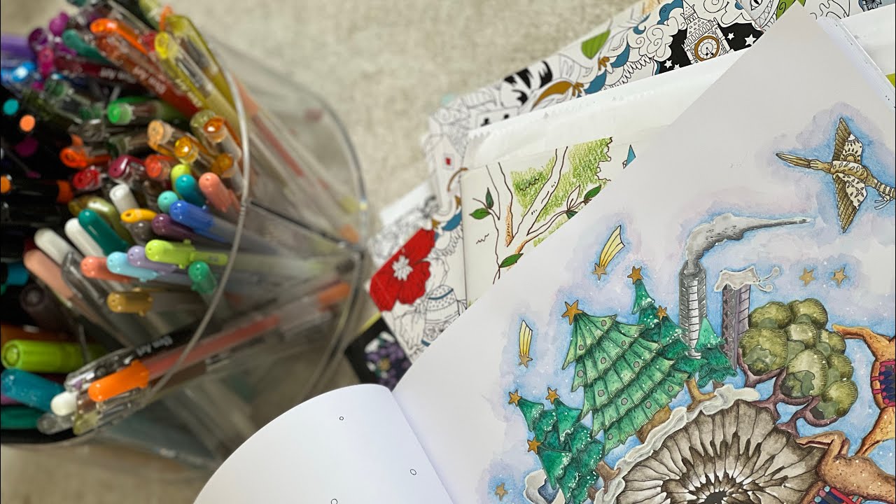 Completed Coloring Pages - January 2023/ Adult Coloring