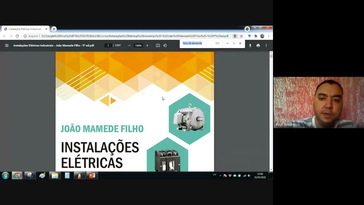 Aula 05 - Instalações Elétricas Industriais - Exercício 01 - Demanda de Potência