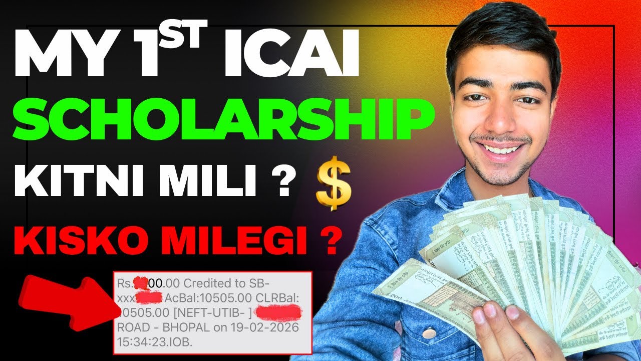 All About ICAI Scholarship | My First Instalment of ICAI SCHOLARSHIP |