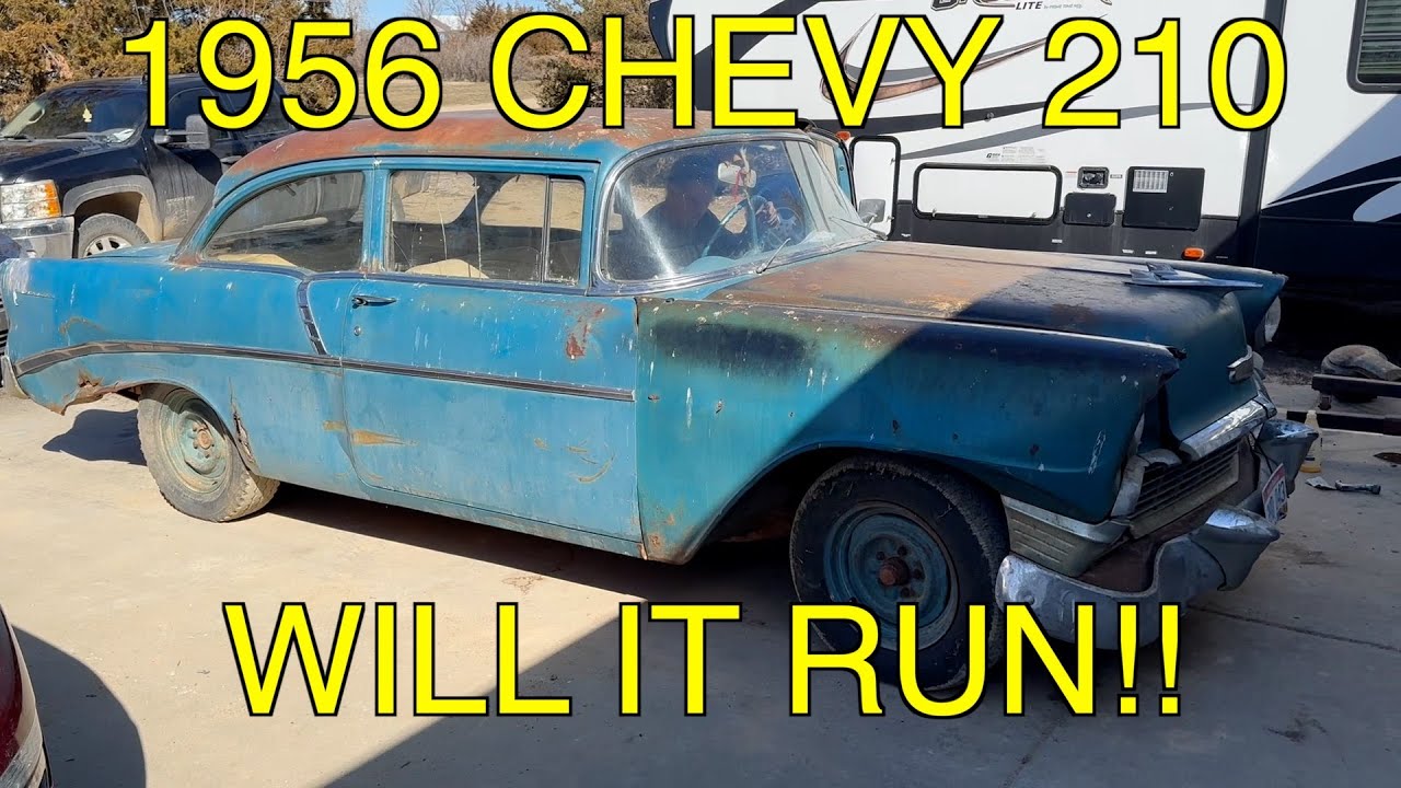 1956 Chevy 210 Sitting For 25 Years. I Know It Will Run!