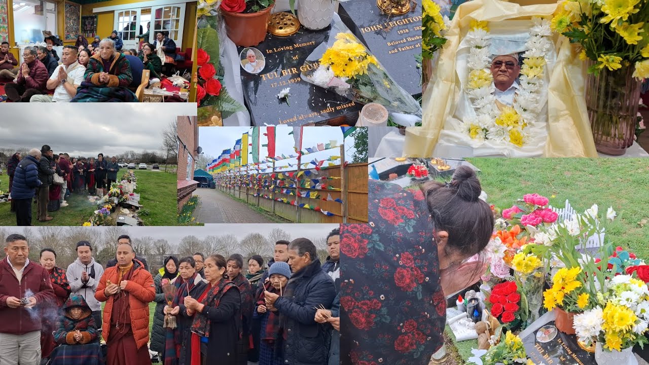 My beloved  Father LateTulbir Gurung  1st Death Anniversary in   Reading Gumba by Guru lama.