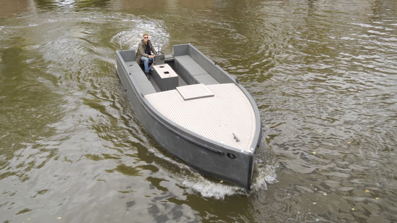 Elektrische aluminium sloep nu in de verkoop!