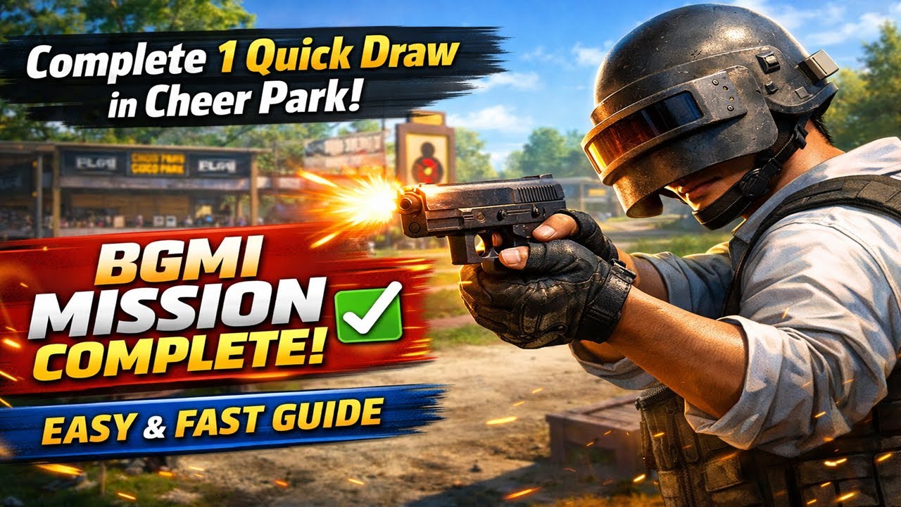 Complete 1 Quick Draw in the Cheer Park