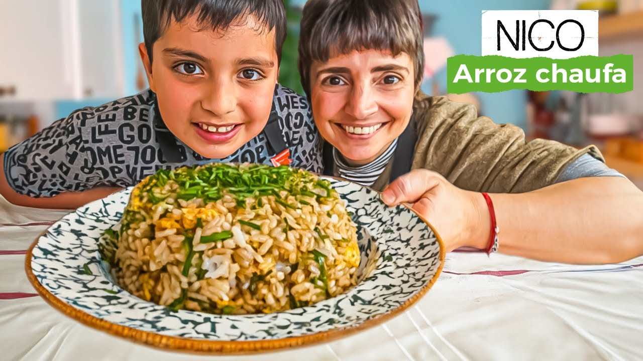 Tiene 7 años y cocina Arroz Chaufa - Cocinen Ustedes #6