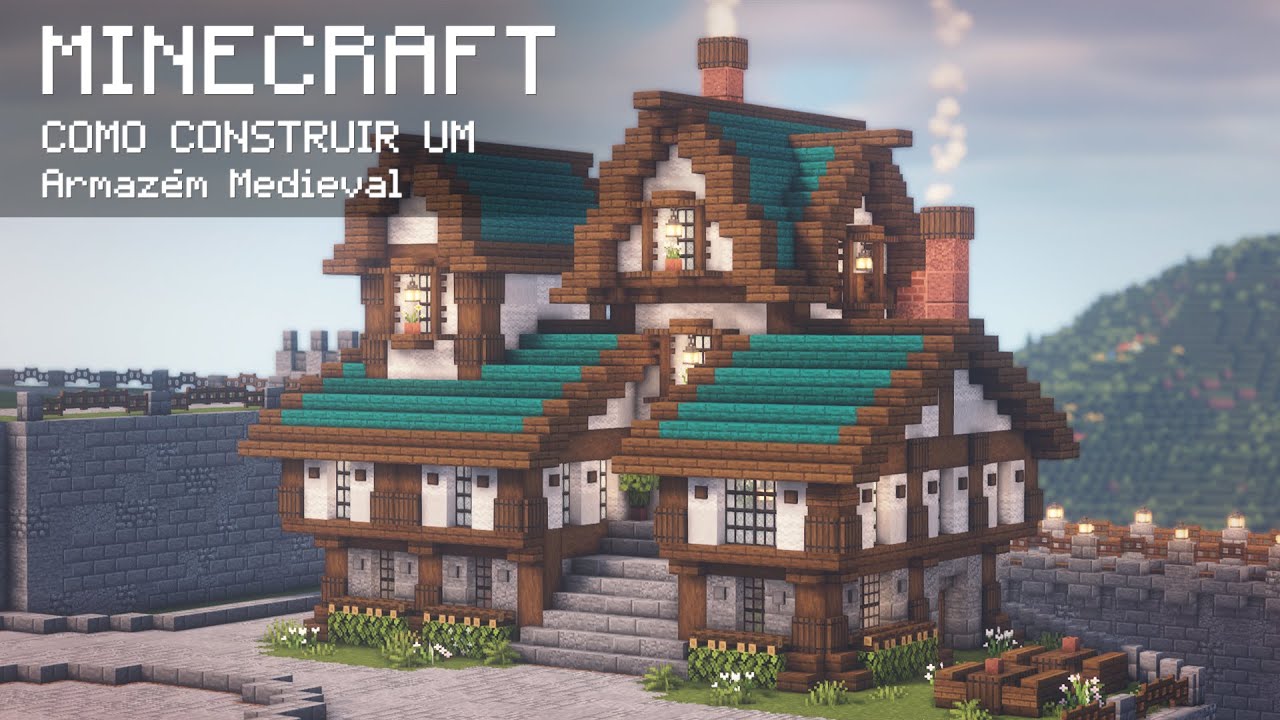 Minecraft | Cidade Medieval | Como Construir Um Armaz&eacute;m