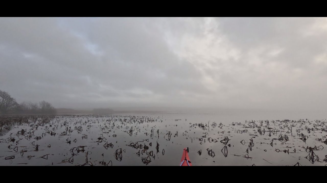Misty Loch Watten circumnavigation by sea kayak on 7 December 2025.