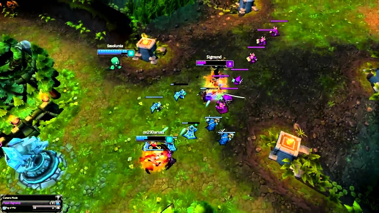 Yasuo threw him on the ground!