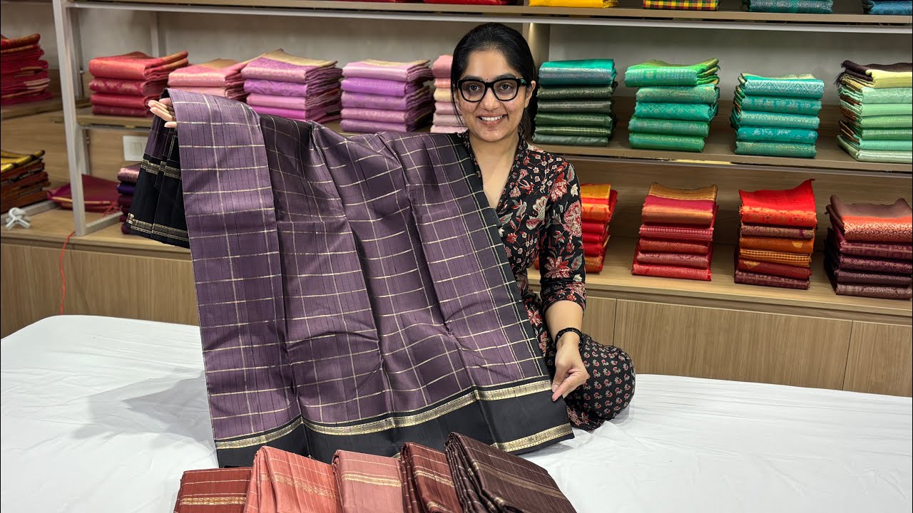 Pure Kanchipuram Silk Sarees with a subtle Jute Blend | ₹ 16, 740/- #sareelove #kanchipattu 