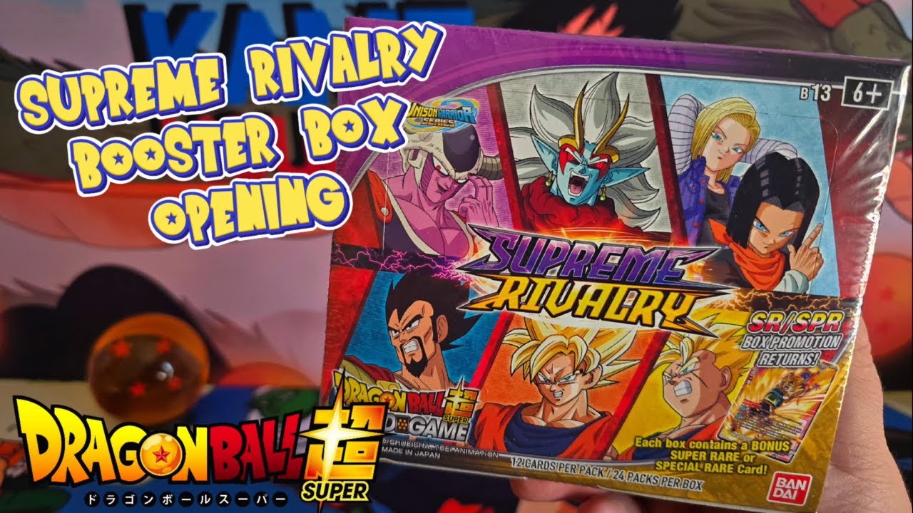 SUPREME RIVALRY BOOSTER BOX OPENING [DRAGON BALL SUPER CARD GAME]