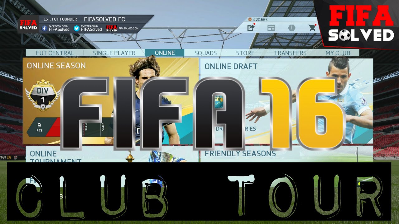 FIFA 16: 1st Club Tour This Season (FIFASolved)