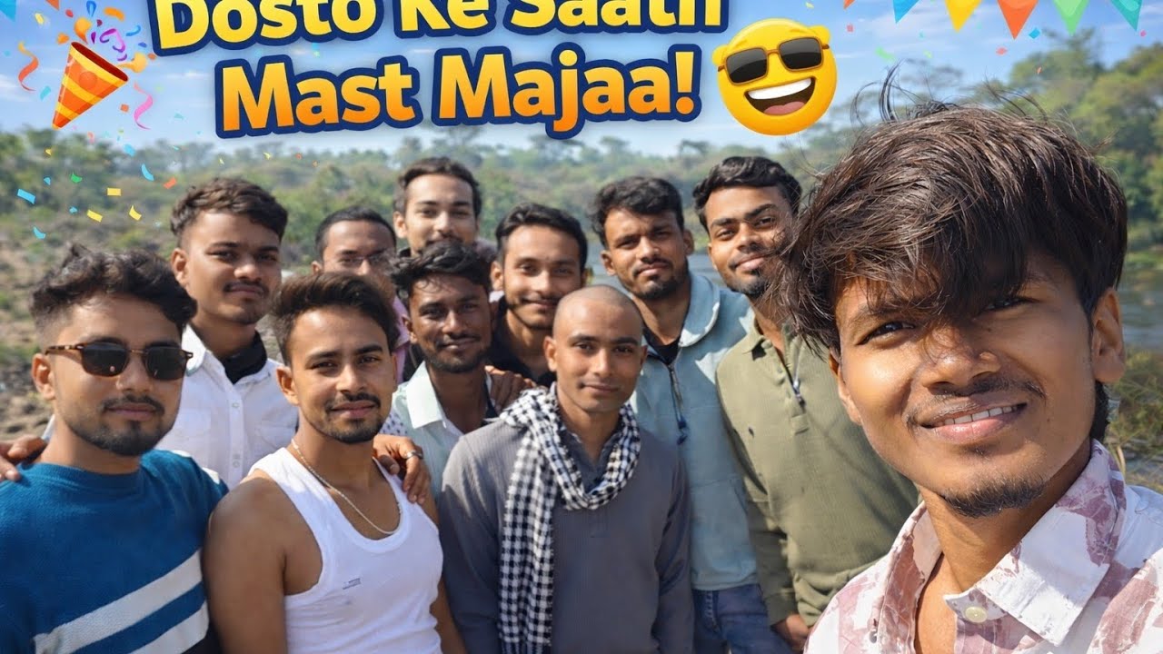 Makar Sanan Dosto Ke Sath☺️ Full Masti 😁😅