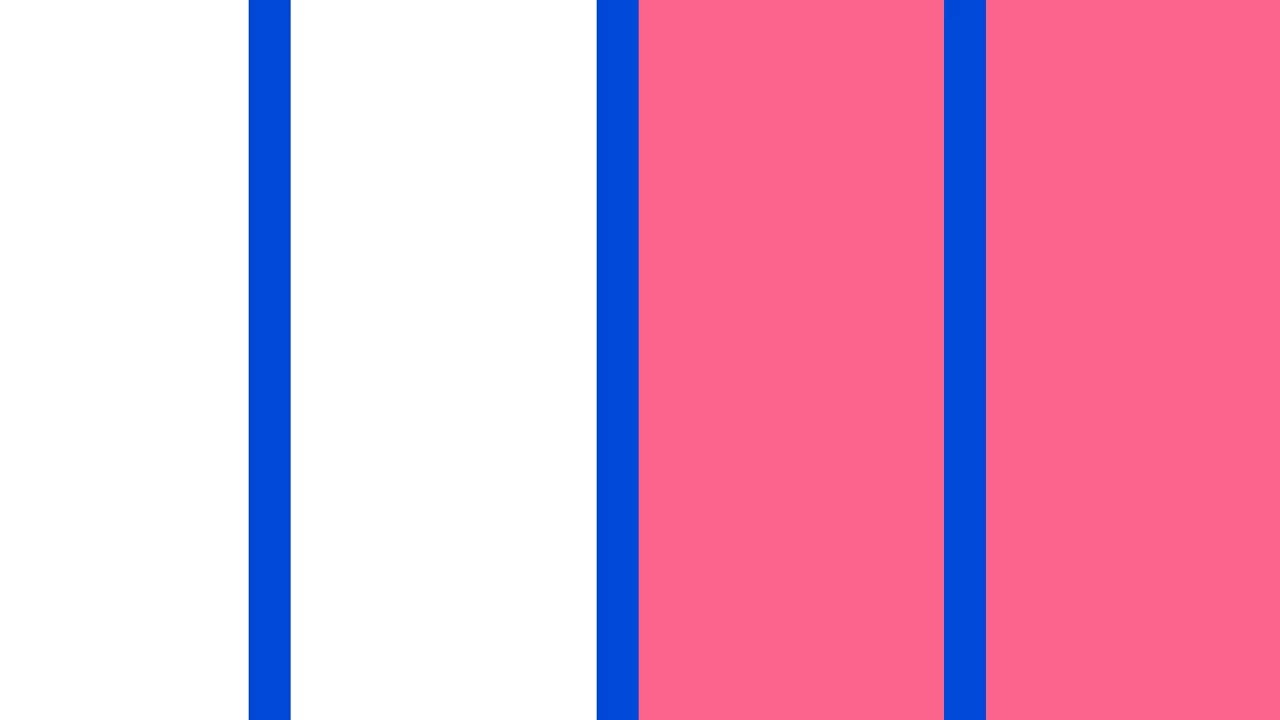 THREE VERTICAL BLUE LINES on White and Other Colours.