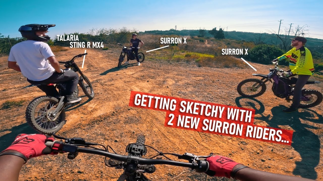 First Group Ride with New SURRON Riders and a TALARIA STING R MX4 || 2023 40ah Surron Ebike