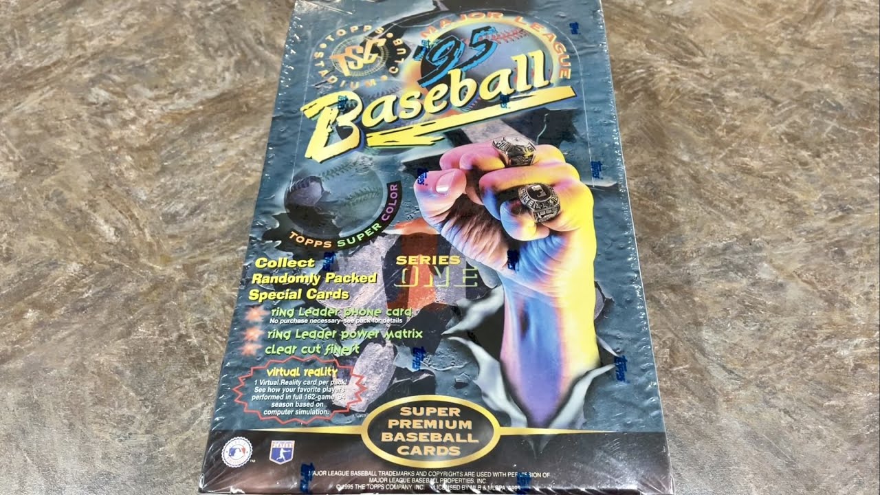 1995 TOPPS STADIUM CLUB HOBBY BOX OPENING!  (Throwback Thursday)