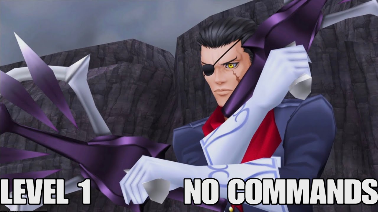 Kingdom Hearts BBS - Braig with Aqua (Level 1/Critical/No Commands/No Damage) 