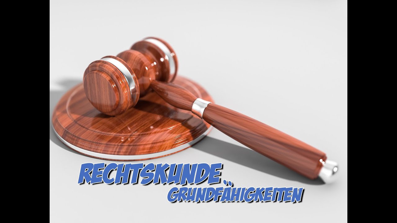 Die Grundfähigkeiten | Rechtskunde | Pflege Kanal