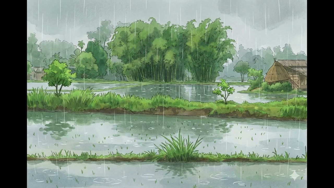 【作業用BGM】謎解きに没頭する雨の午後。集中できるTRICK風ミステリーBGM【Suno AI / 1時間耐久】