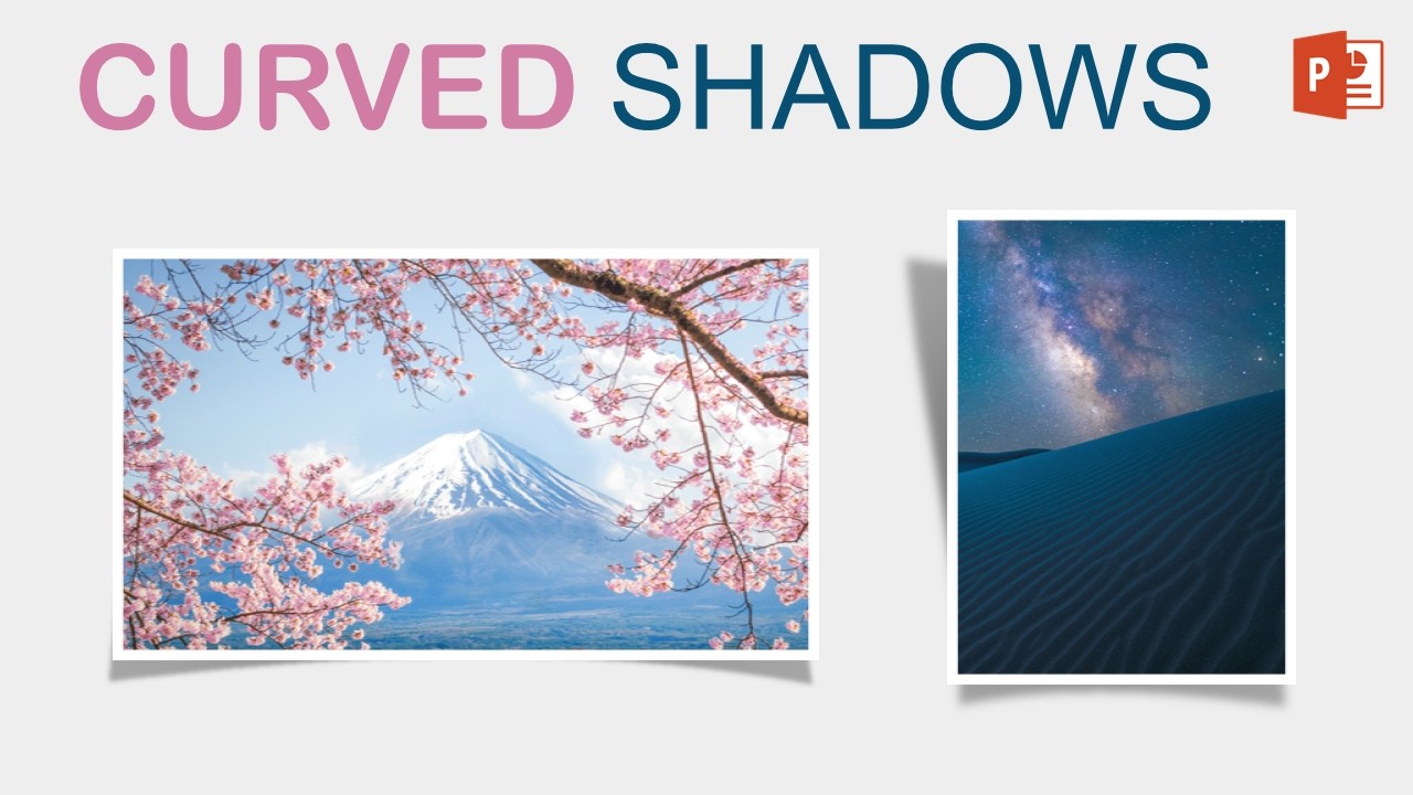 Как создать изогнутые тени в PowerPoint
