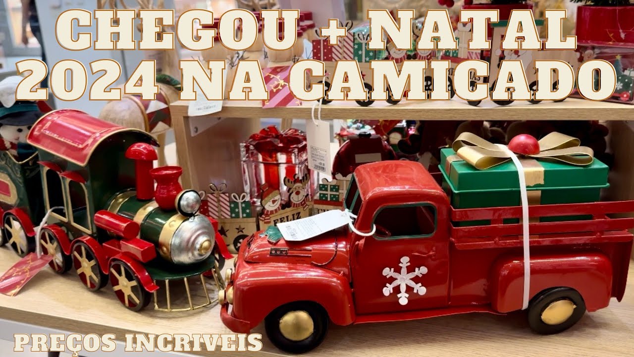 VEM DECORAR SUA CASA PARA O NATAL NA CAMICADO, CHEGOU MAIS NATAL 2024 NA CAMICADO.