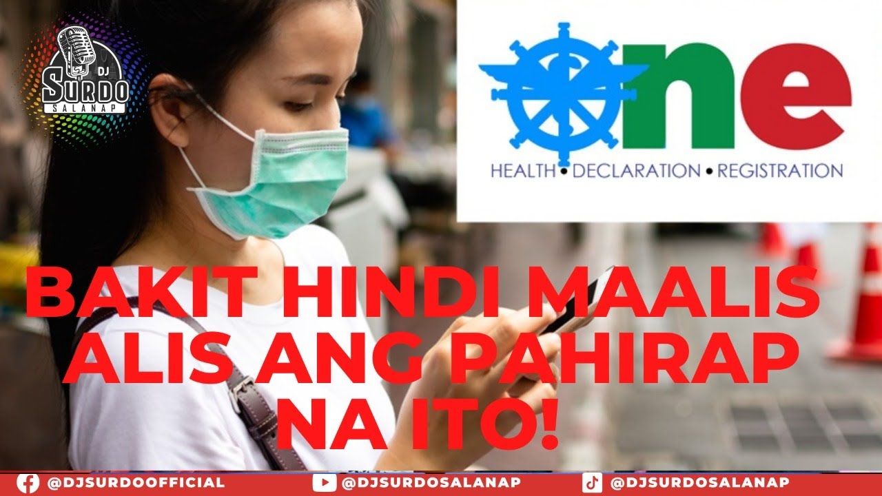 ONE HEALTH PASS ANTI OFW?