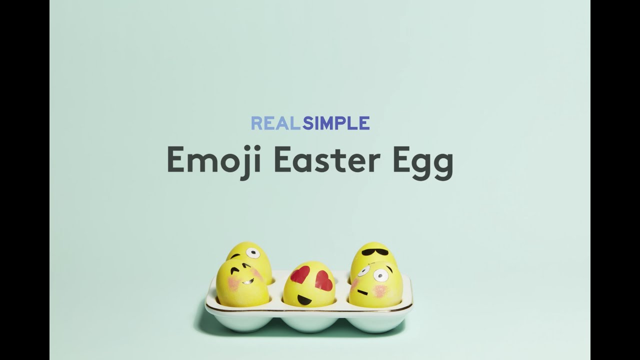 DIY Emoji Easter Eggs | Real Simple
