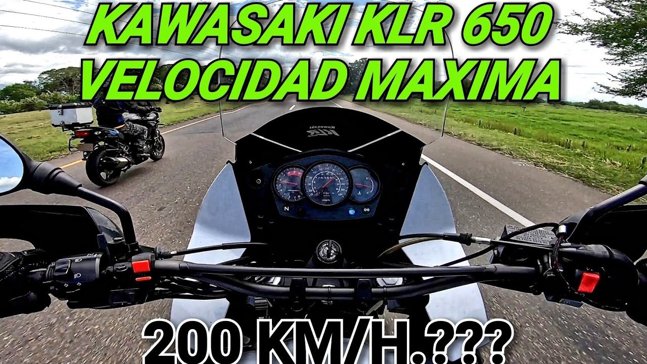KLR 650 VELOCIDAD MAXIMA 🔥🔥🔥200 KM/H?? | MEDINA MOTORS