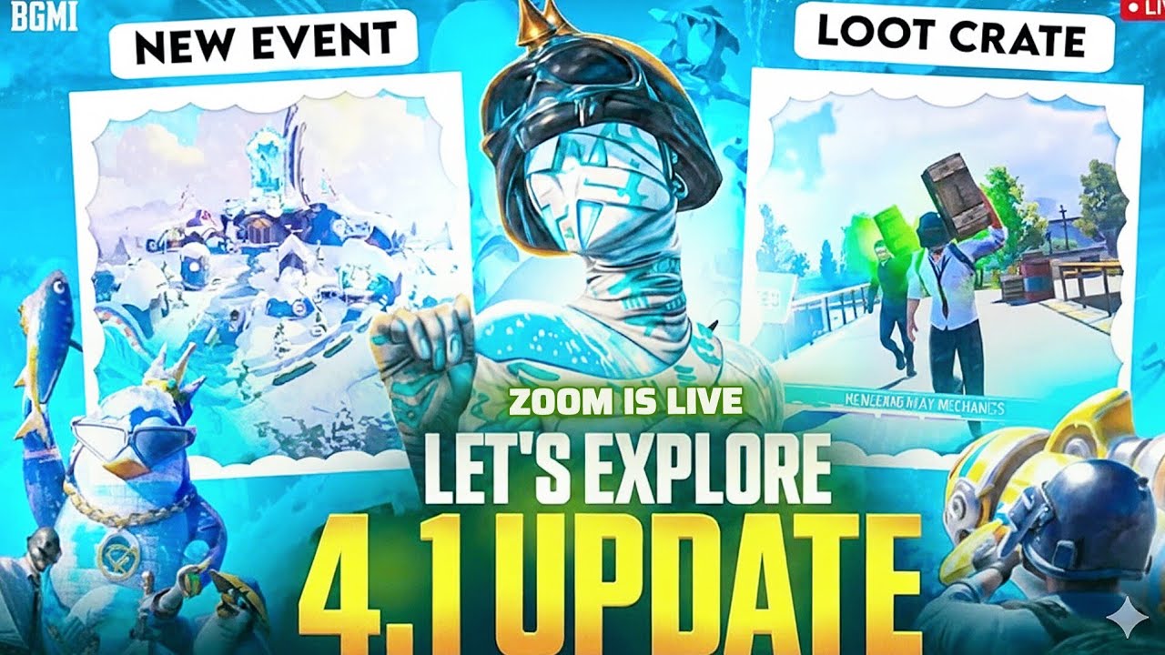 IPAD TT IS BACK | BGMI LIVE | 💀 | NEW UPDATE 4.1 | ZOOMISLIVE 