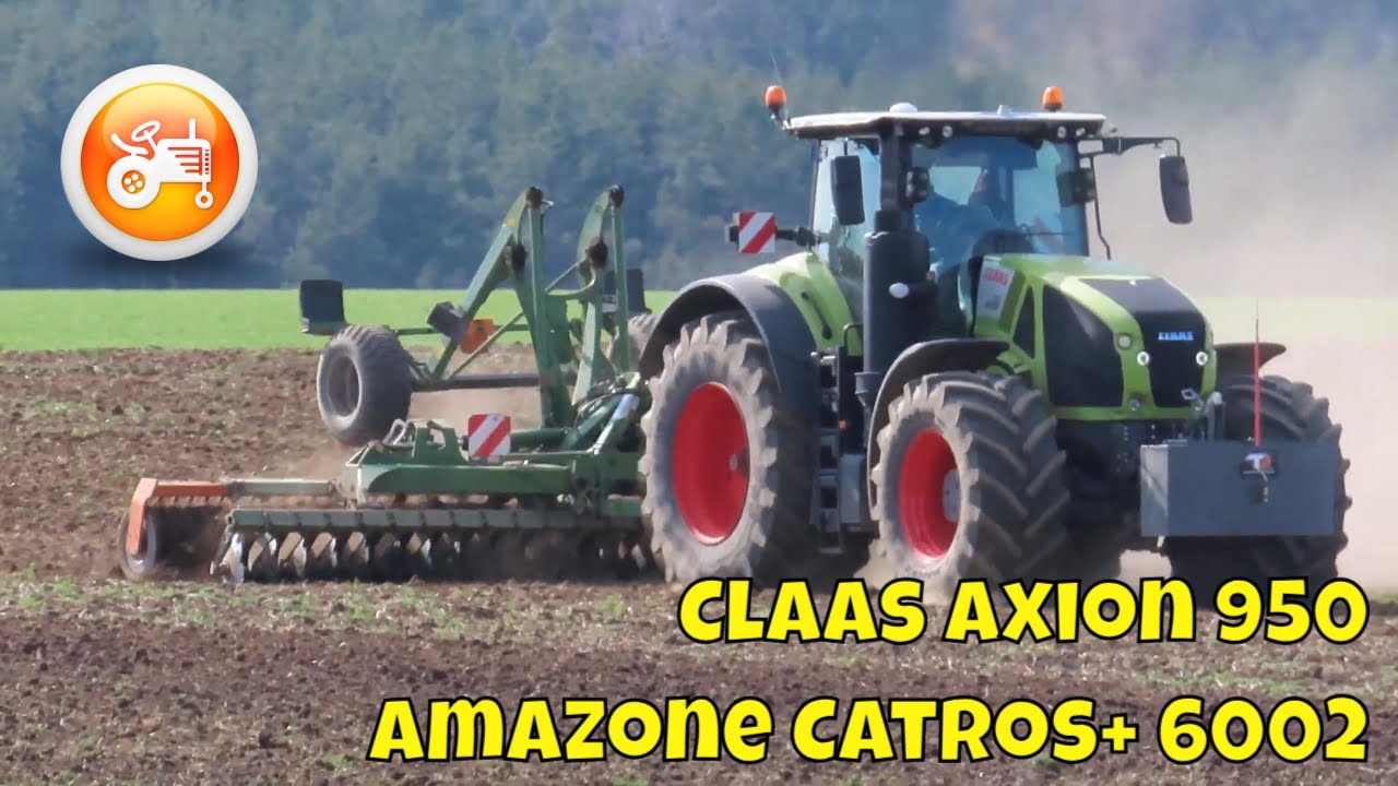 Tillage 2025 | Claas Axion 950 & Amazone Catros+ 6002-2TX disc harrow