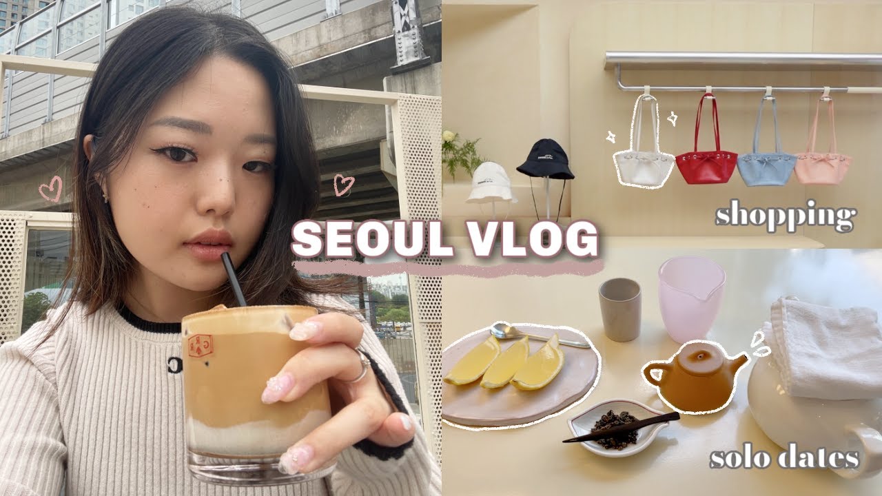 ☕️ СЕУЛ VLOG: походы по кафе, весна в Корее, девичник, шопинг 🛍