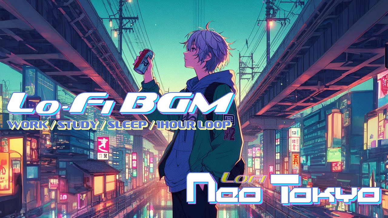 【和風Lofi music × ASMR - The sound of a car engine running】 作業用BGM