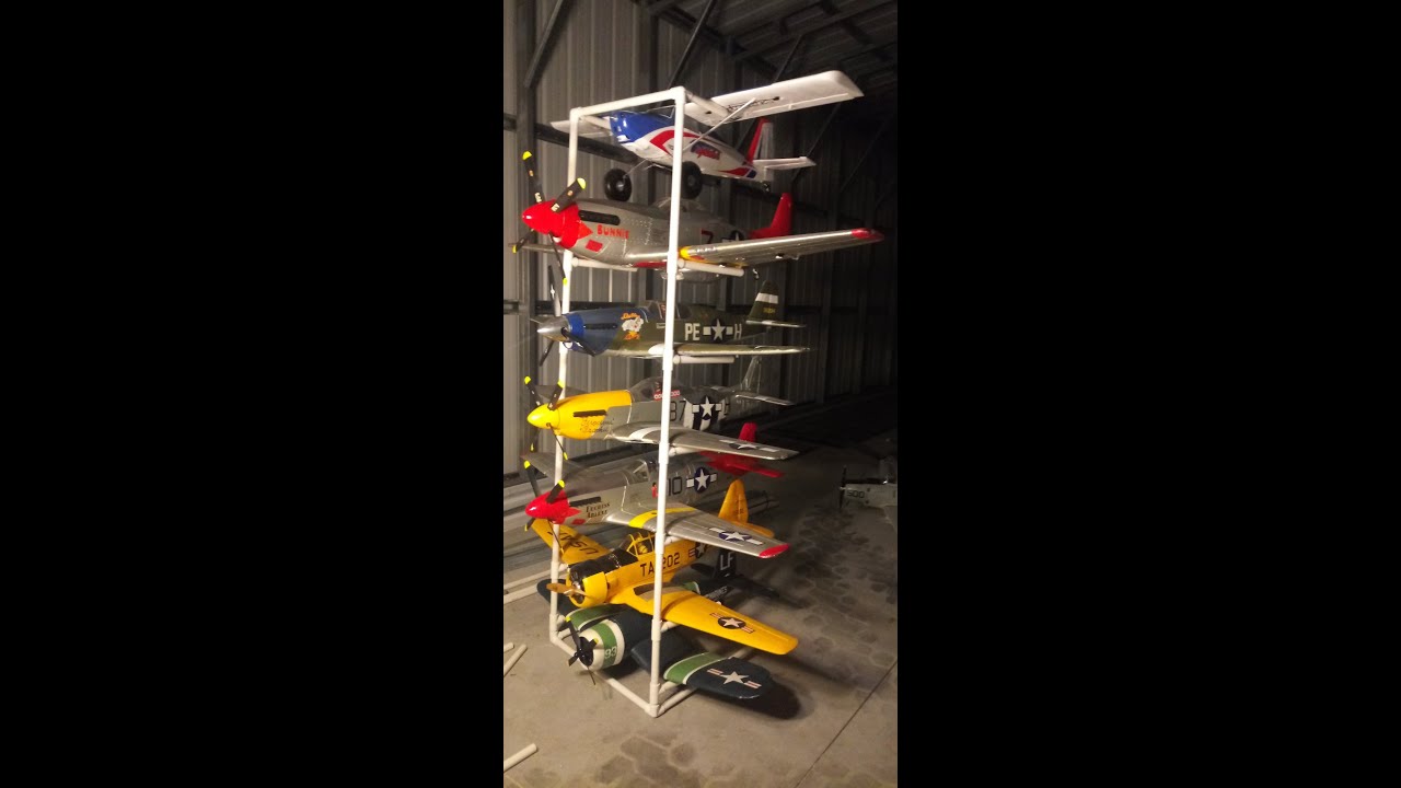 Hanger Fiftyone Show BUILDING RC PLANE RACKS FOR VERTICAL STORAGE