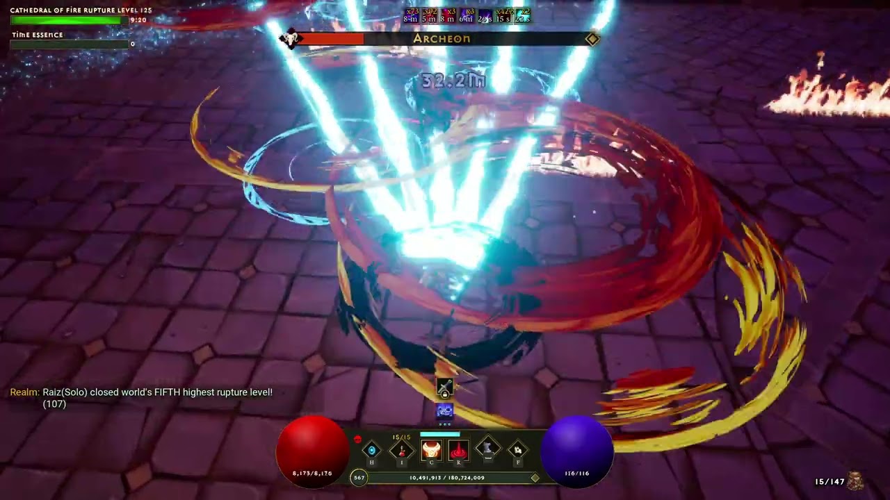 Dwarven Realms S5 Chaos Week HC - Cathedral of Fire (Archeon) w/ Mauls + Lightning Plasma