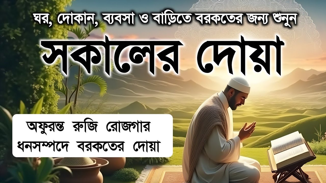 সকালটা শুরু হোক হৃদয় শীতল করা বরকতময় আয়াত দিয়ে। সকালের দোয়া ও জিকির। Morning Dua Full by Alaa Aqel