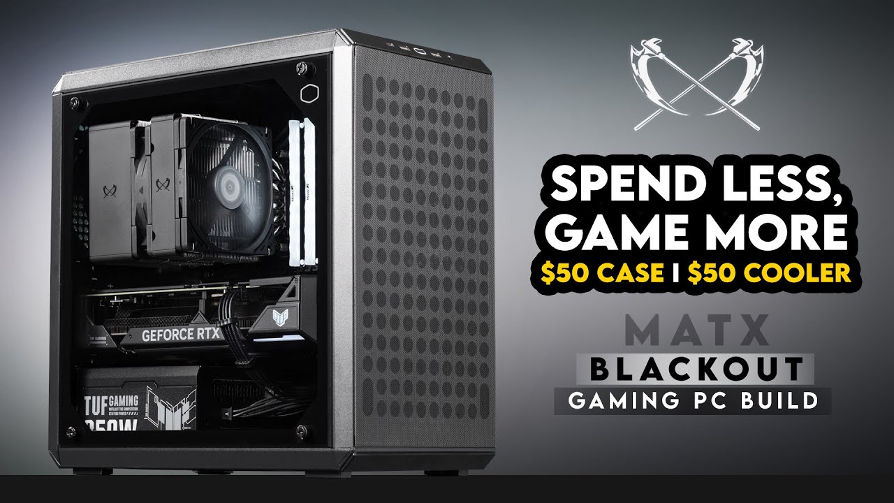 This RTX 4070 Build is EPIC | Scythe FUMA 3 + Cooler Master Q300L V2 | Micro ATX Gaming PC Build