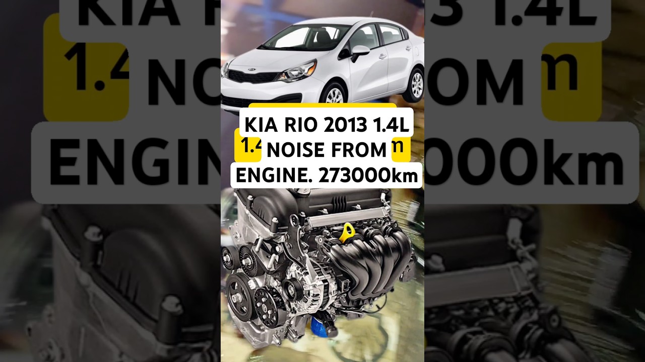 KIA RIO 2013 1.4L COLD START VƏ M&Uuml;HƏRRİKDƏN GƏLƏN SƏS.