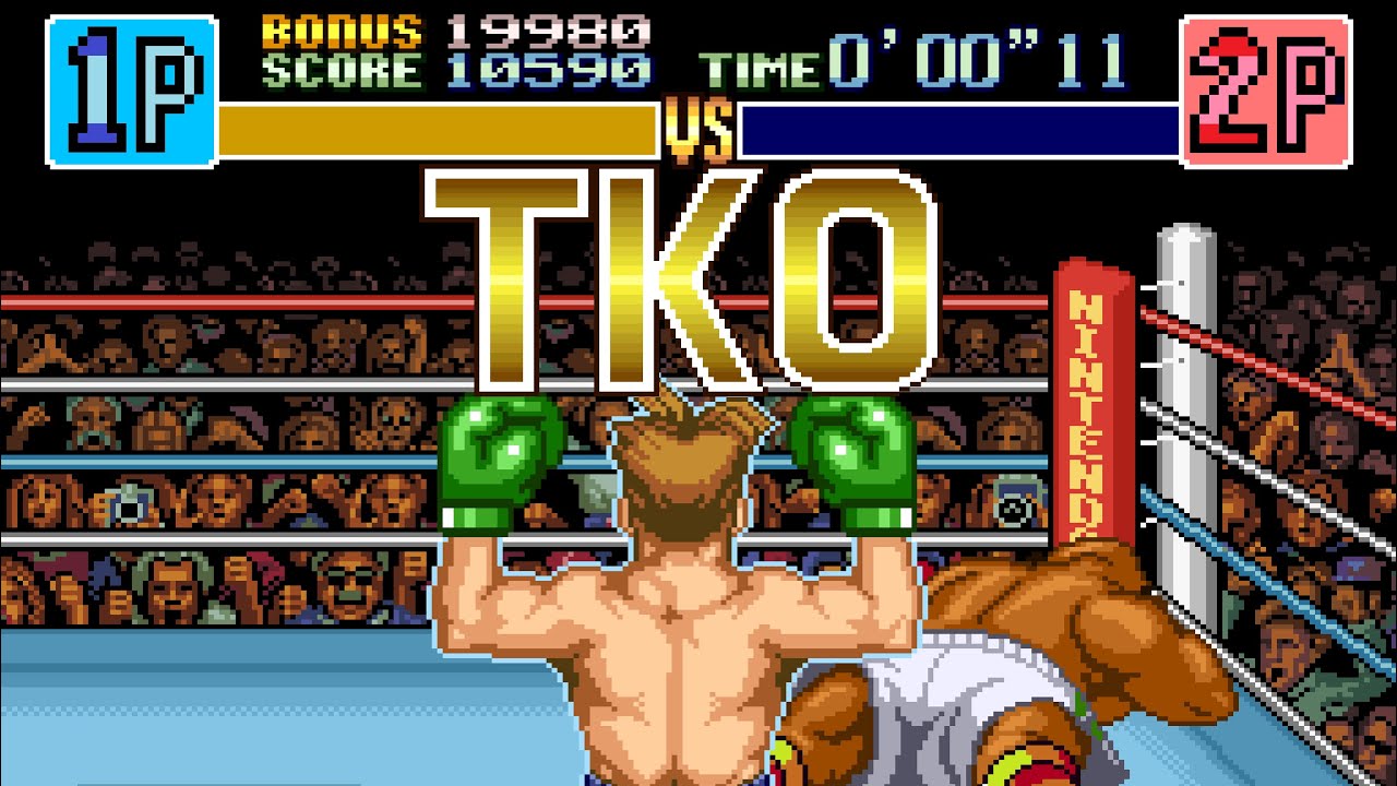 (TAS) Super Punch Out!! - 2 Player Mode [1P Wins All Fights] (1:09.29 In-Game Time)