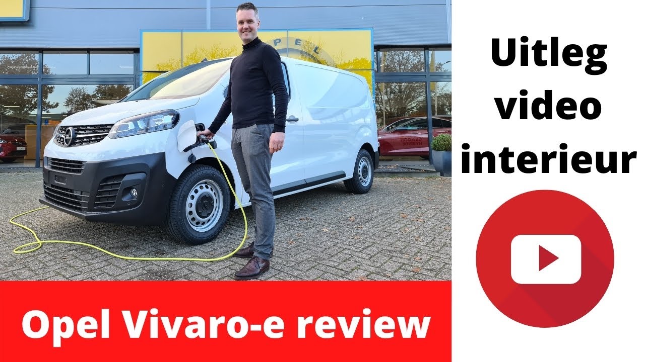 Nieuwe Opel Vivaro-e review - Uitleg video interieur