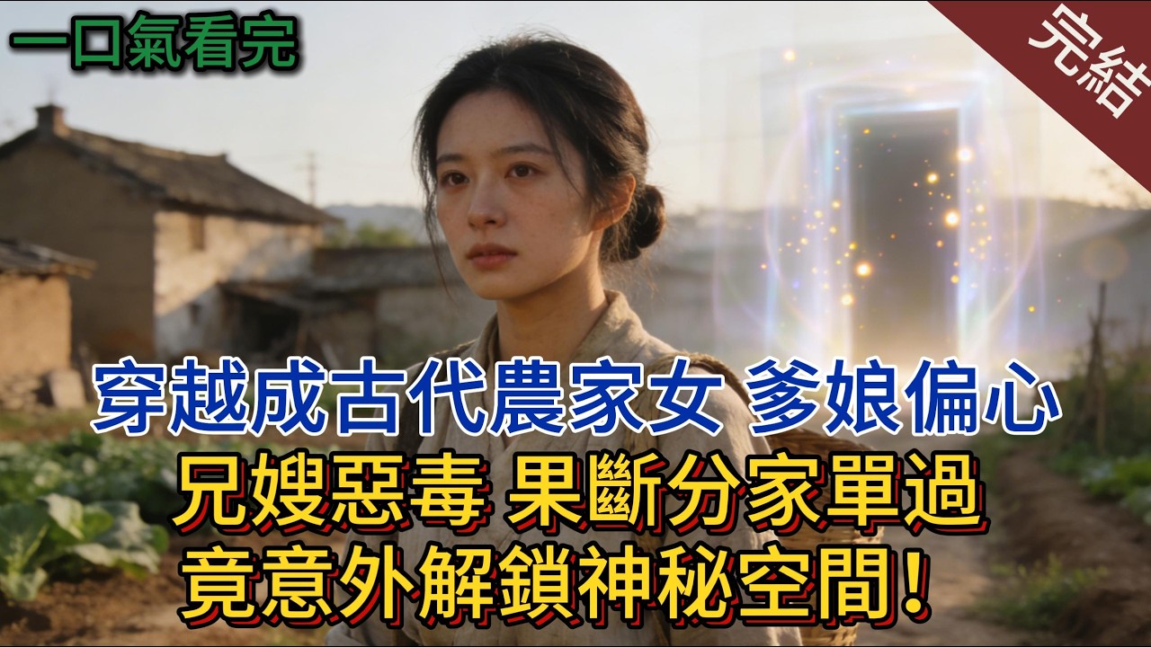 穿越成古代農家女，爹娘偏心兄嫂惡毒，果斷分家單過，竟意外解鎖神秘空間！#小说推荐 #小说 #完結 #古言 #一口气看完 #有声小说