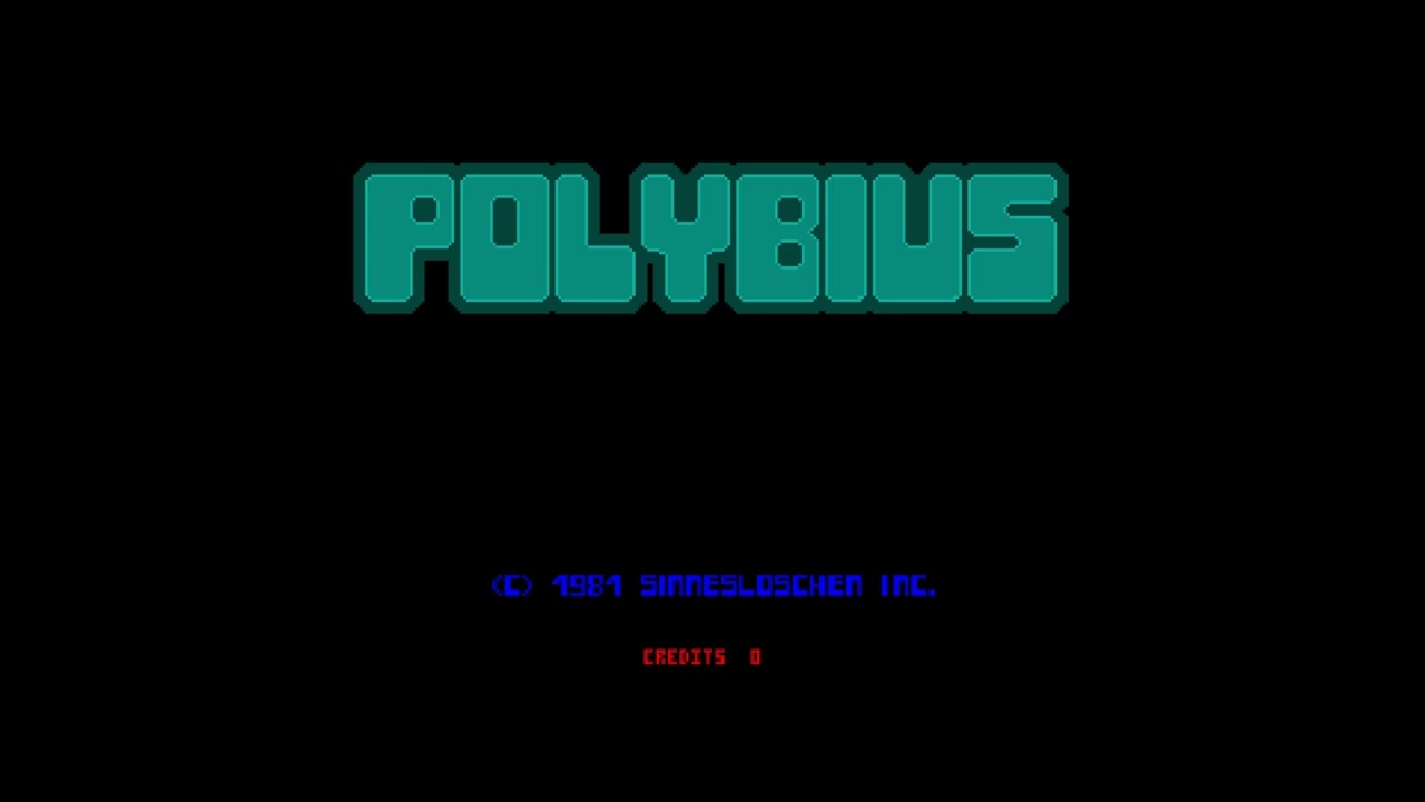 POLYBIUS — аркадная игра, которой никогда не существовало (или существовало?).