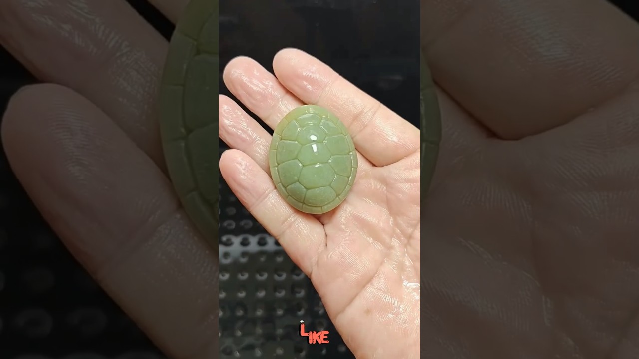 Magical Jade Turtle Stone 🐢✨ | Crystal Healing & Good Luck Charm 